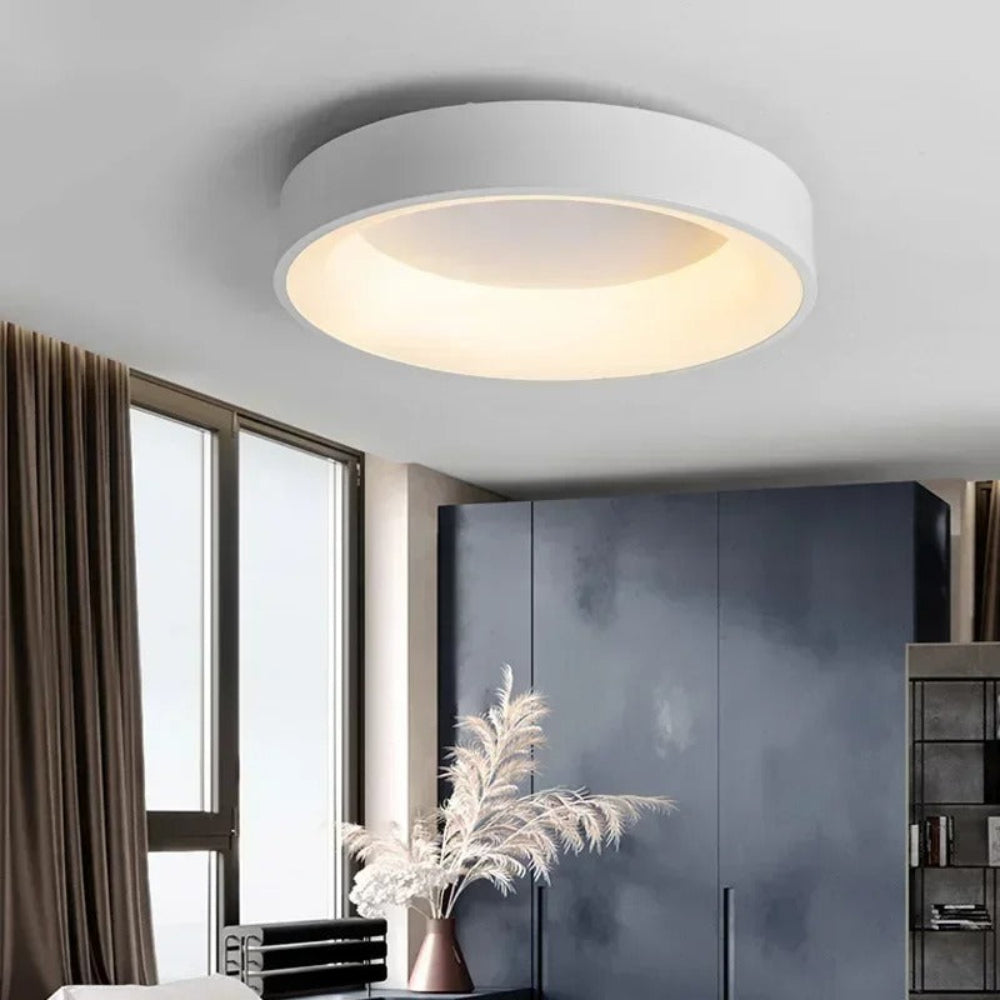 Modern Round LED Ceiling Light with Remote Control – Energy-Efficient Minimalist Design 5