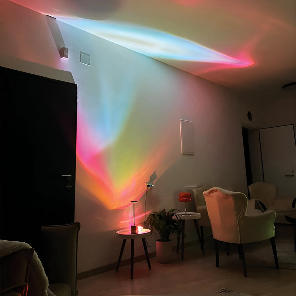 Magical Crystal Spectrum Lamp – LED Light with Colorful Prism for Home Décor 7