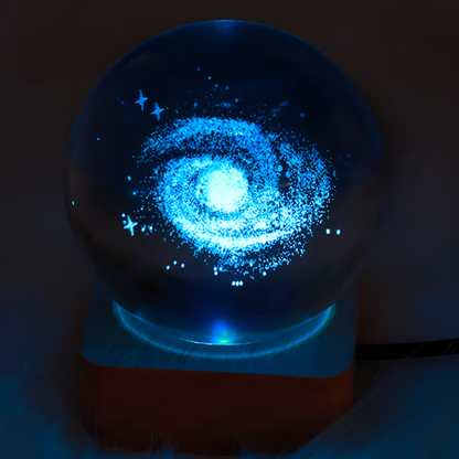 3D kosmische LED-Kristallkugel - Magische Heimbeleuchtung