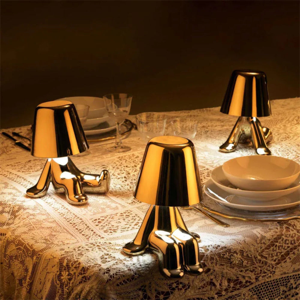 Playful LED Table Lamp – Rechargeable Cordless Desk Lamp with Adjustable Warm White Light for Home and Office Decor 3
