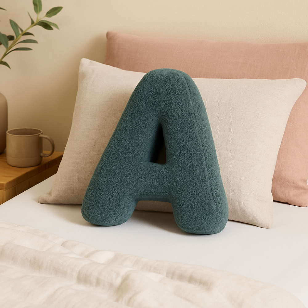Personalized Alphabet Sofa Cushion – Customizable Plush Pillow for Home Decor 1