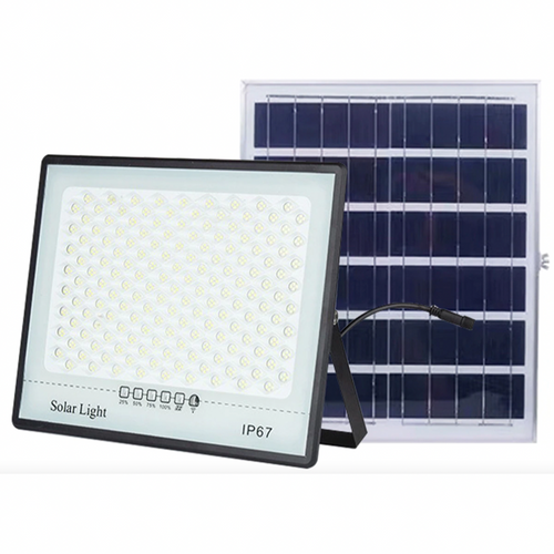 300W Solar-Powered LED Floodlight for Large Outdoor Areas – Weatherproof and Energy-Efficient 1
