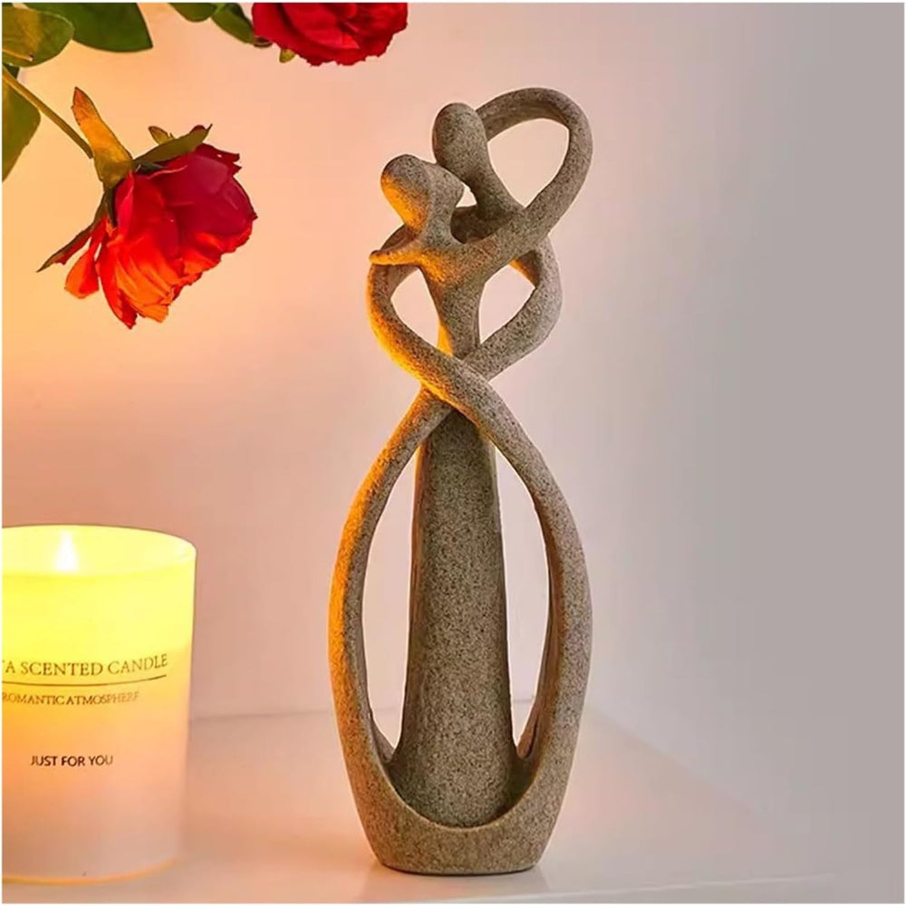Abstract Love Sculpture – Elegant Home Decor for Timeless Connection 2
