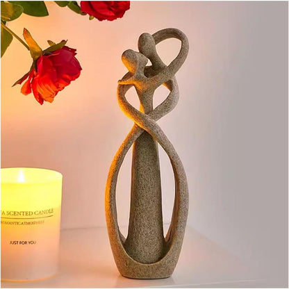 Abstract Love Sculpture – Elegant Home Decor for Timeless Connection 2
