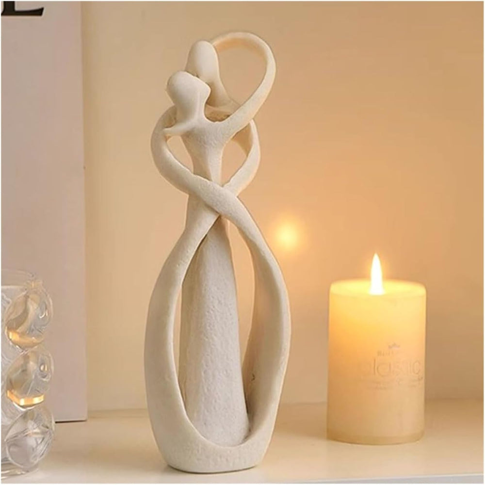 Abstract Love Sculpture – Elegant Home Decor for Timeless Connection 3