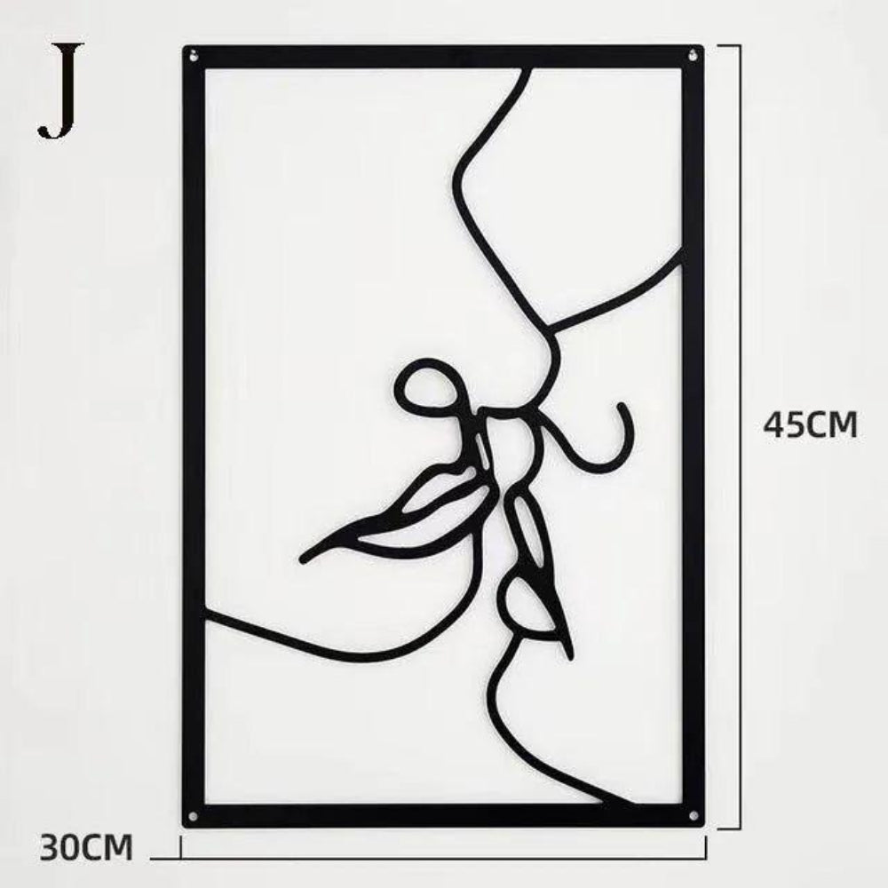 Modern Abstract Line Wall Art for Minimalist Interiors – Available in Multiple Sizes 11