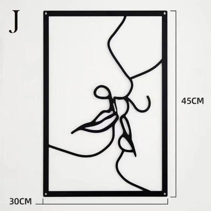 Modern Abstract Line Wall Art for Minimalist Interiors – Available in Multiple Sizes 11