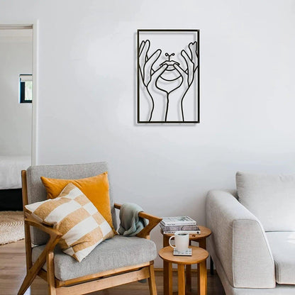 Modern Abstract Line Wall Art for Minimalist Interiors – Available in Multiple Sizes 20