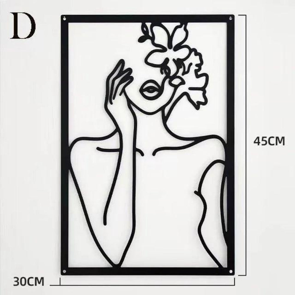 Modern Abstract Line Wall Art for Minimalist Interiors – Available in Multiple Sizes 5