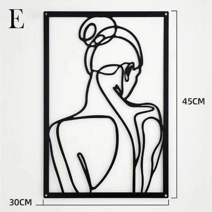 Modern Abstract Line Wall Art for Minimalist Interiors – Available in Multiple Sizes 6