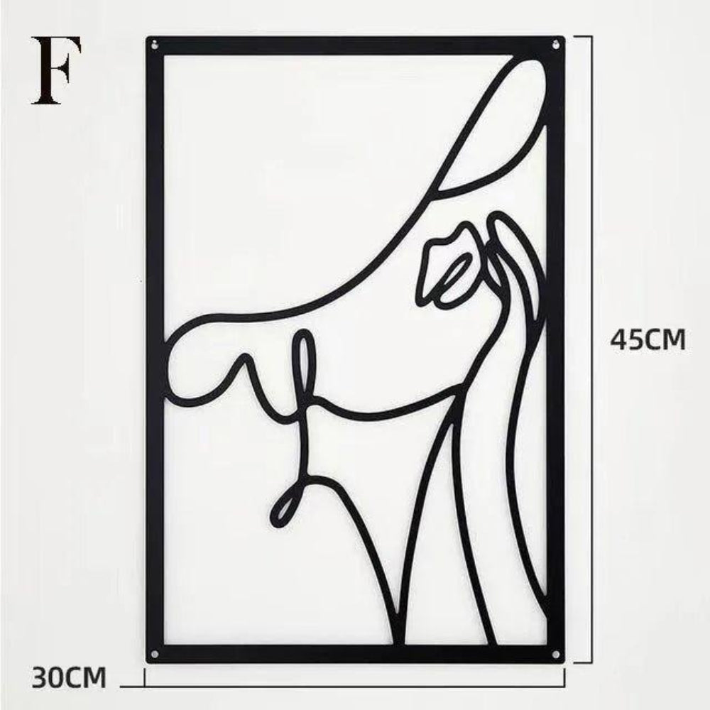 Modern Abstract Line Wall Art for Minimalist Interiors – Available in Multiple Sizes 7