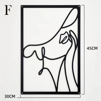 Modern Abstract Line Wall Art for Minimalist Interiors – Available in Multiple Sizes 7