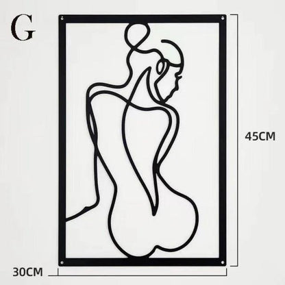 Modern Abstract Line Wall Art for Minimalist Interiors – Available in Multiple Sizes 8