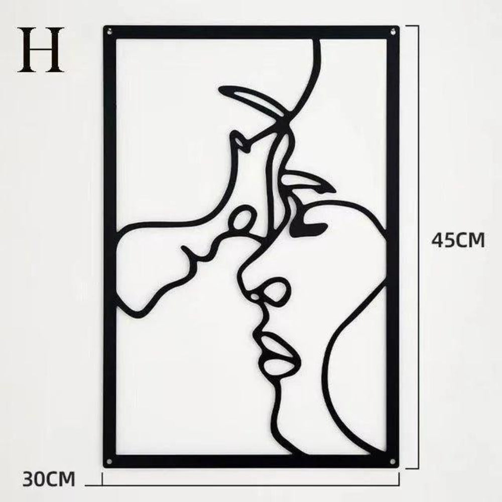 Modern Abstract Line Wall Art for Minimalist Interiors – Available in Multiple Sizes 9