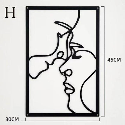Modern Abstract Line Wall Art for Minimalist Interiors – Available in Multiple Sizes 9