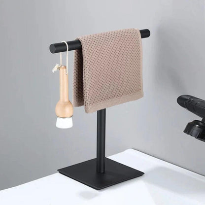 Freestanding Stainless Steel Towel Holder – Compact and Stylish Bathroom Accessory 3