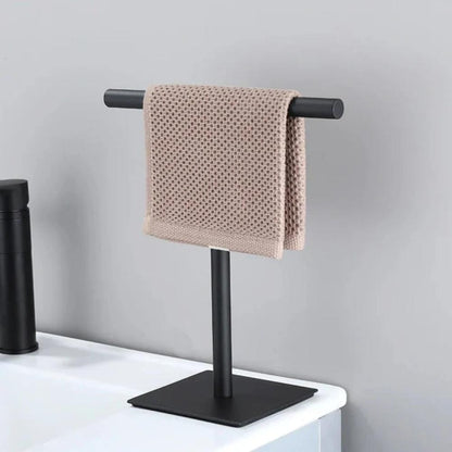 Freestanding Stainless Steel Towel Holder – Compact and Stylish Bathroom Accessory 4