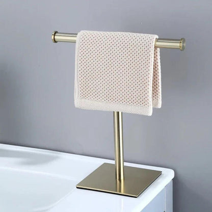 Freestanding Stainless Steel Towel Holder – Compact and Stylish Bathroom Accessory 5
