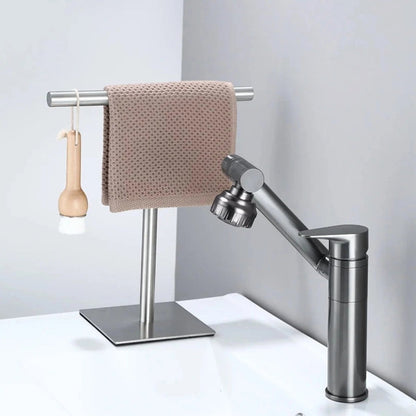 Freestanding Stainless Steel Towel Holder – Compact and Stylish Bathroom Accessory 6