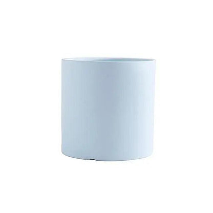 Minimalist Ceramic Plant Pot – Scandinavian Design with Drainage Hole and Saucer 27