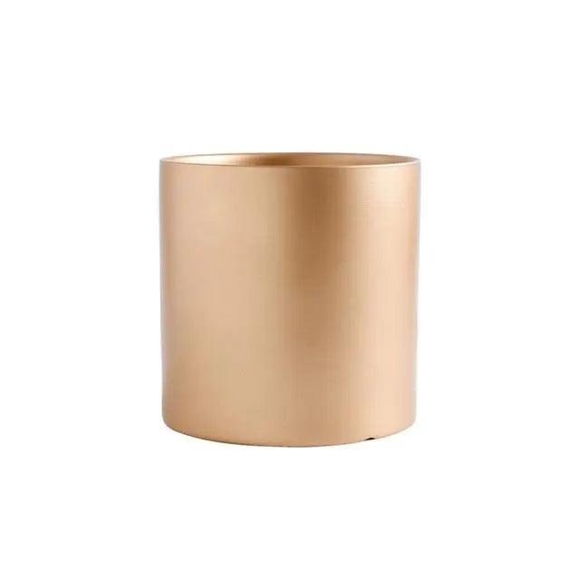 Minimalist Ceramic Plant Pot – Scandinavian Design with Drainage Hole and Saucer 7