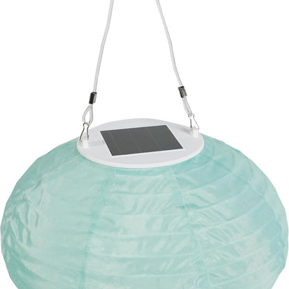 Solar Lantern Set - 3-Piece Outdoor Decorative Lanterns in Green, Yellow, and Cream 2