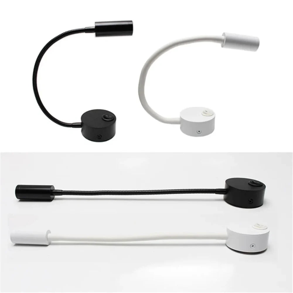 Flexible LED Wall Light with Adjustable Neck for Bed, Desk, and Wall Mounting 4
