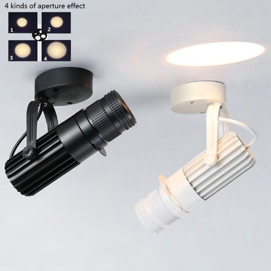 Adjustable LED Spotlight with 3-in-1 Color Modes and Dimmable Function – Modern Brushed Nickel Finish 1