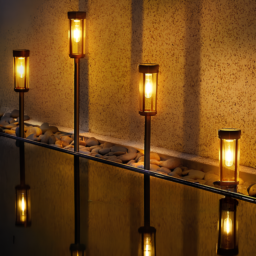 Solar-Powered Outdoor Path Light with Warm LED – Weatherproof Garden Lantern 1