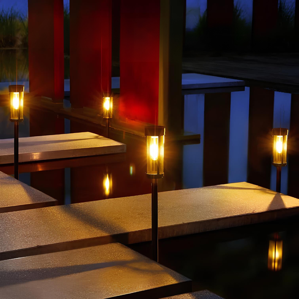 Solar-Powered Outdoor Path Light with Warm LED – Weatherproof Garden Lantern 2