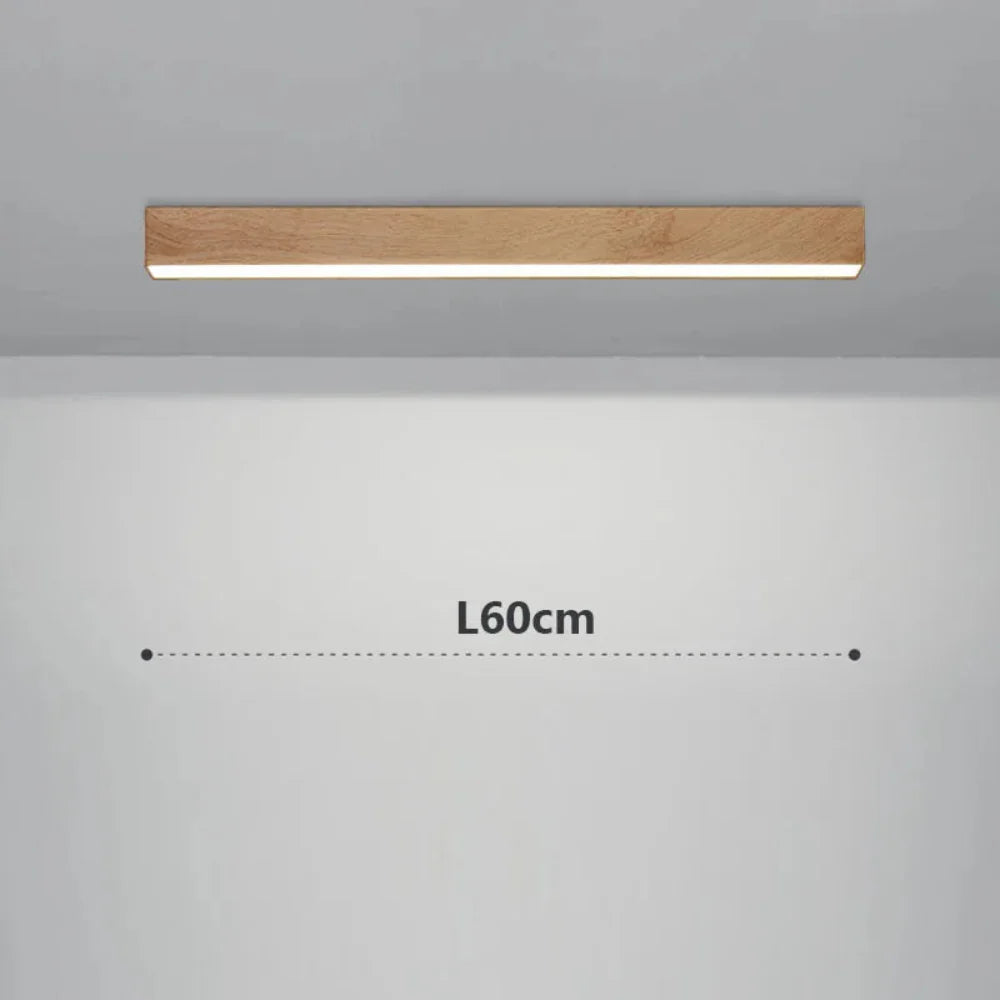 Modern LED Ceiling Light with Wood Finish – Energy Efficient and Stylish Design 10
