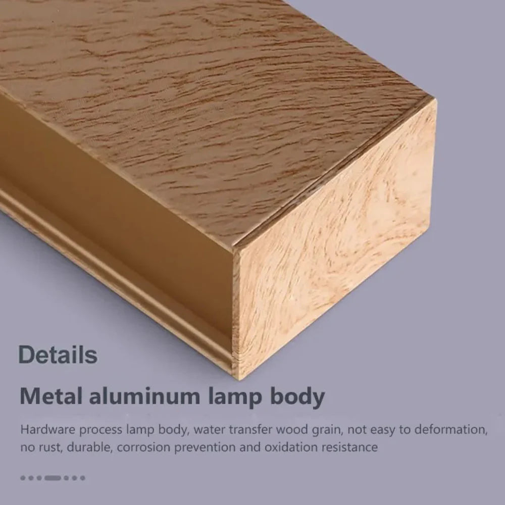 Modern LED Ceiling Light with Wood Finish – Energy Efficient and Stylish Design 12