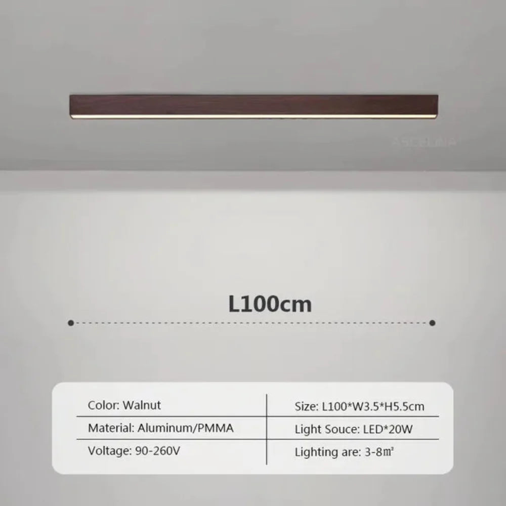 Modern LED Ceiling Light with Wood Finish – Energy Efficient and Stylish Design 7