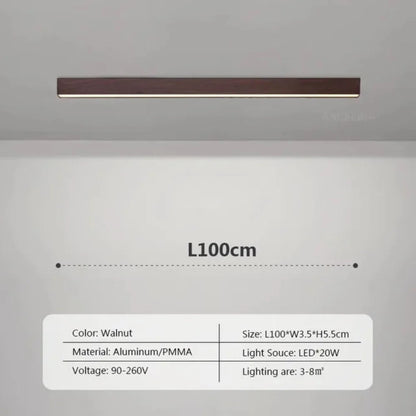 Modern LED Ceiling Light with Wood Finish – Energy Efficient and Stylish Design 7