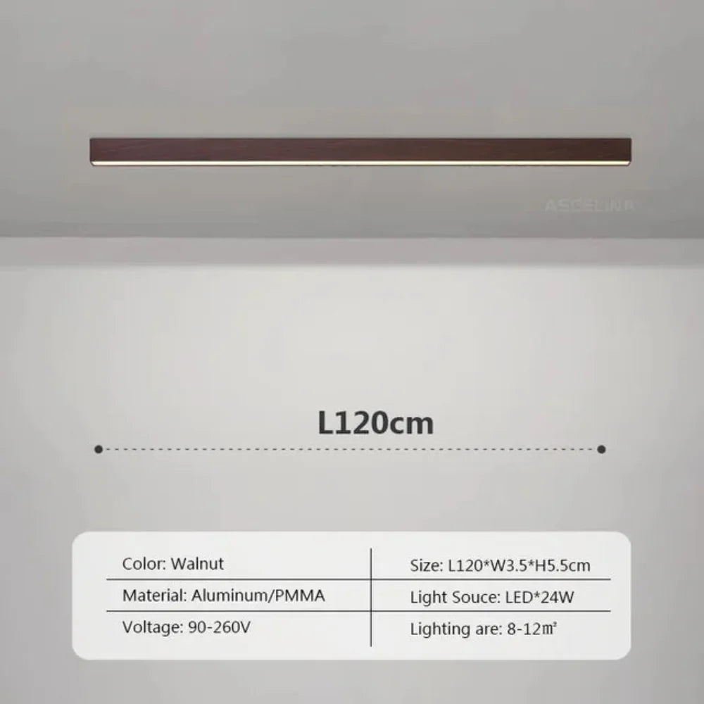 Modern LED Ceiling Light with Wood Finish – Energy Efficient and Stylish Design 9