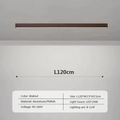 Modern LED Ceiling Light with Wood Finish – Energy Efficient and Stylish Design 9