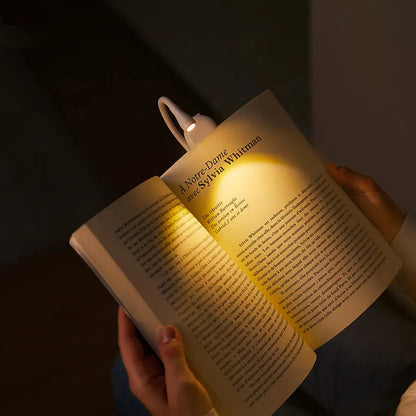 USB Rechargeable Mini Clip Reading Light with Adjustable Brightness and Eye-Friendly LEDs 1