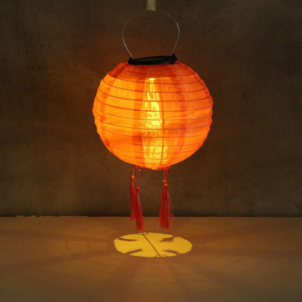 Modern Solar Hanging Lamp for Outdoor Use – Elegant Design with Warm LED Light 4