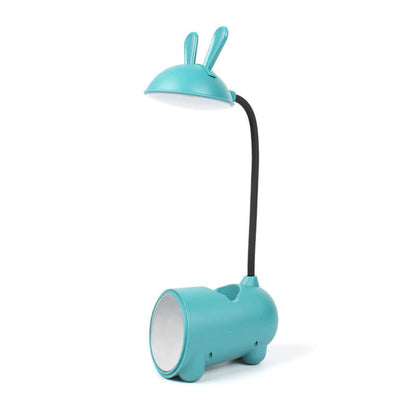 LED Desk Lamp with Touch Control, Adjustable Brightness, Flexible Gooseneck and Built-in Pen Holder, USB Powered 12