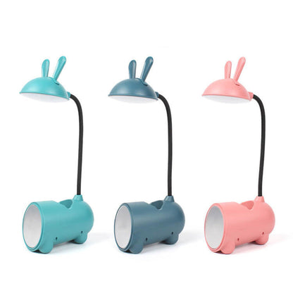LED Desk Lamp with Touch Control, Adjustable Brightness, Flexible Gooseneck and Built-in Pen Holder, USB Powered 4
