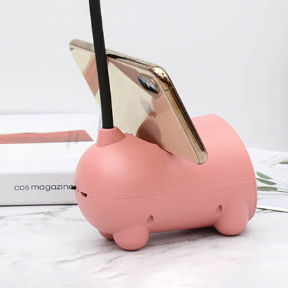 LED Desk Lamp with Touch Control, Adjustable Brightness, Flexible Gooseneck and Built-in Pen Holder, USB Powered 6