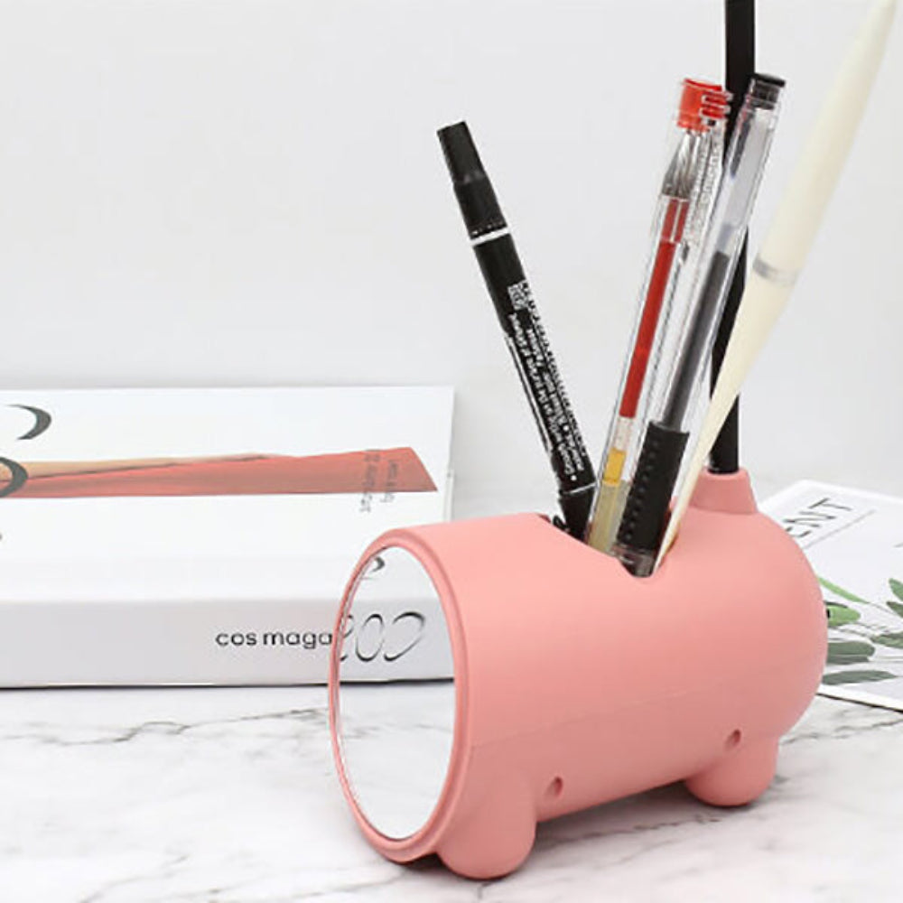 LED Desk Lamp with Touch Control, Adjustable Brightness, Flexible Gooseneck and Built-in Pen Holder, USB Powered 8