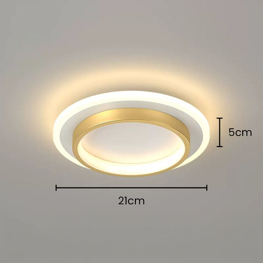 Modern LED Ceiling Light Fixture - Ultra-Slim Round Design for Energy-Efficient Illumination 15