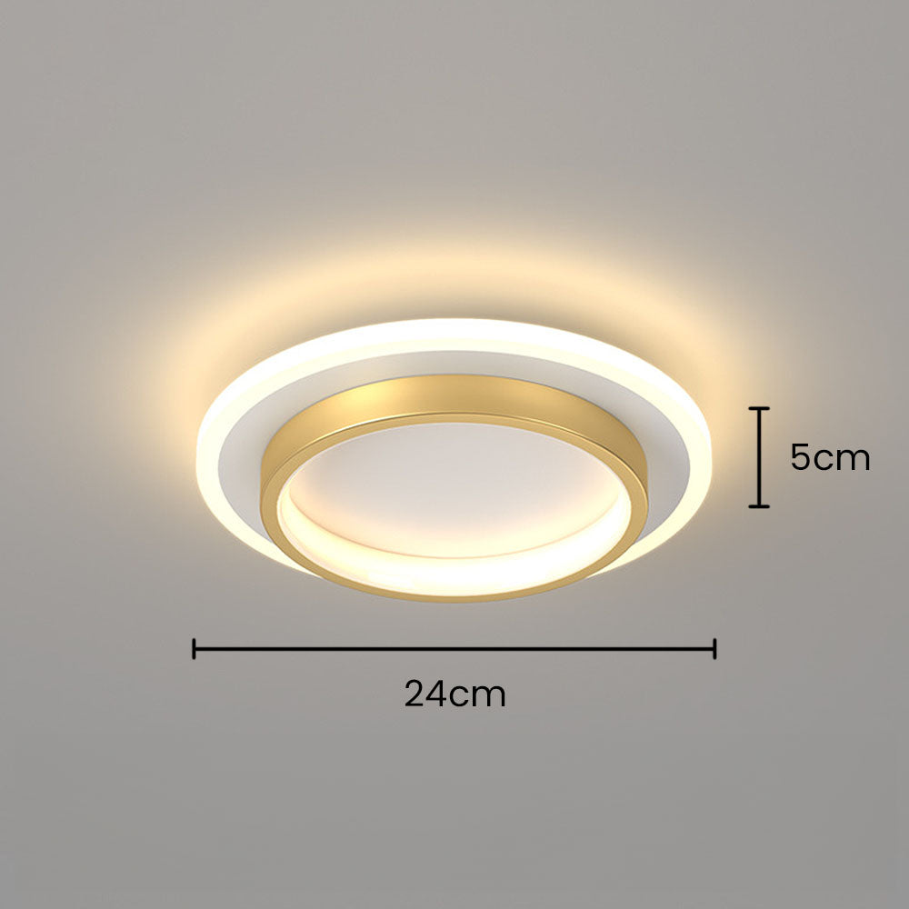 Modern LED Ceiling Light Fixture - Ultra-Slim Round Design for Energy-Efficient Illumination 16