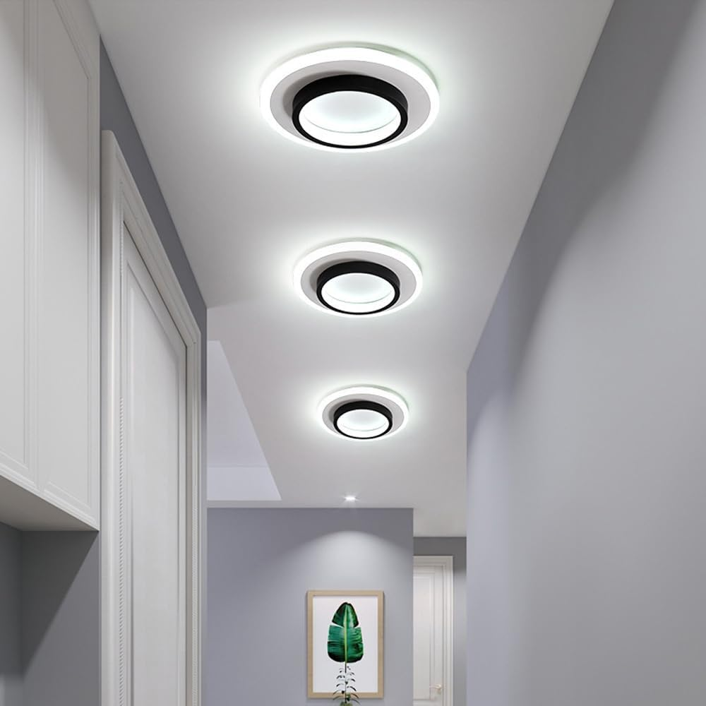 Modern LED Ceiling Light Fixture - Ultra-Slim Round Design for Energy-Efficient Illumination 3