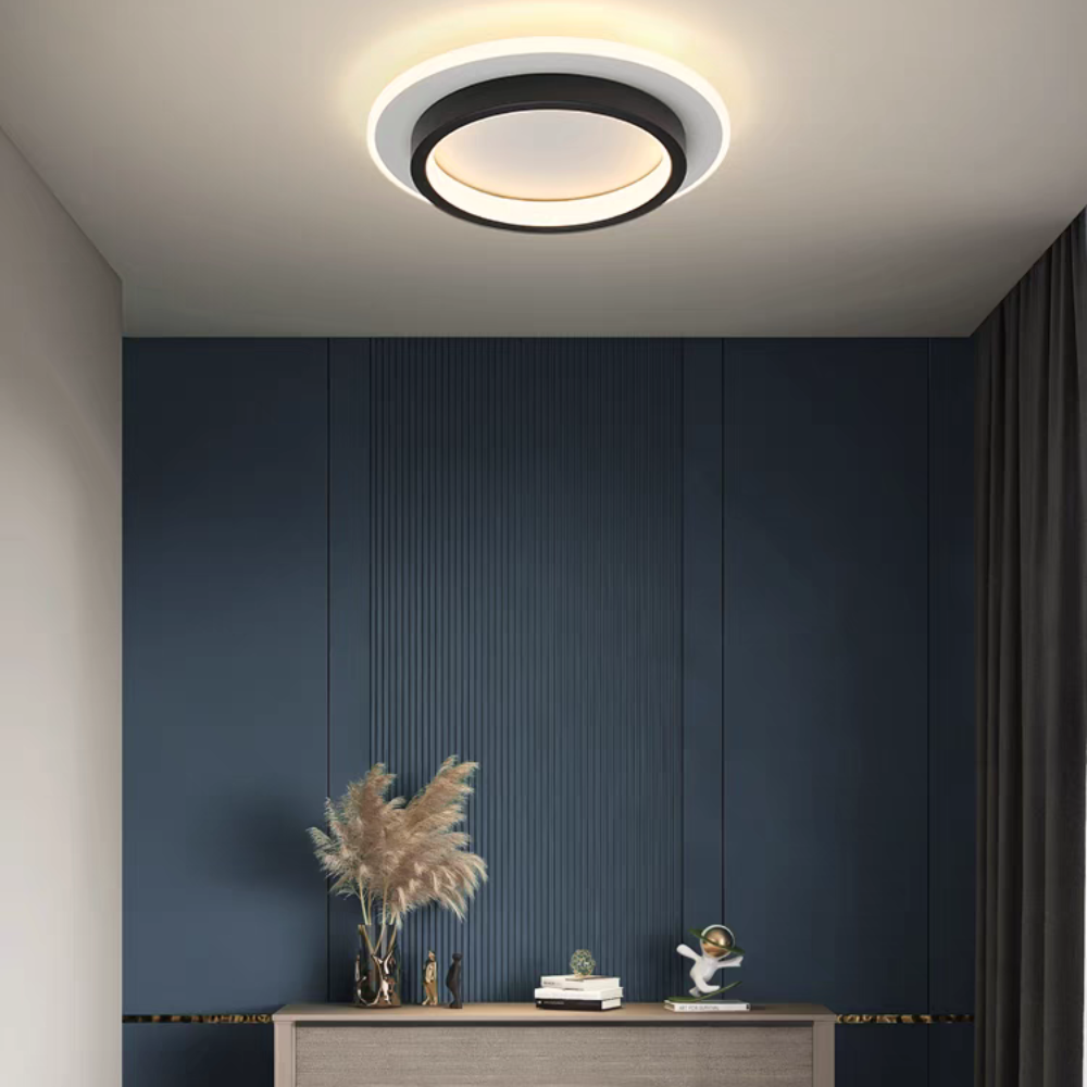 Modern LED Ceiling Light Fixture - Ultra-Slim Round Design for Energy-Efficient Illumination 5