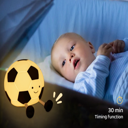 Rechargeable Silicone Football Night Light with Dimmable Brightness for Kids' Rooms 4