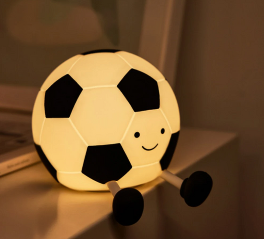 Rechargeable Silicone Football Night Light with Dimmable Brightness for Kids' Rooms 1