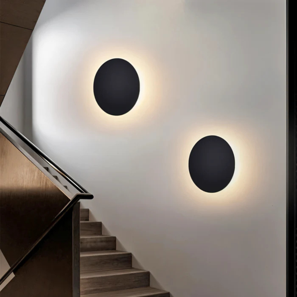 Modern Round LED Wall Light – Elegant Design for Living Room, Bedroom, and Office 2
