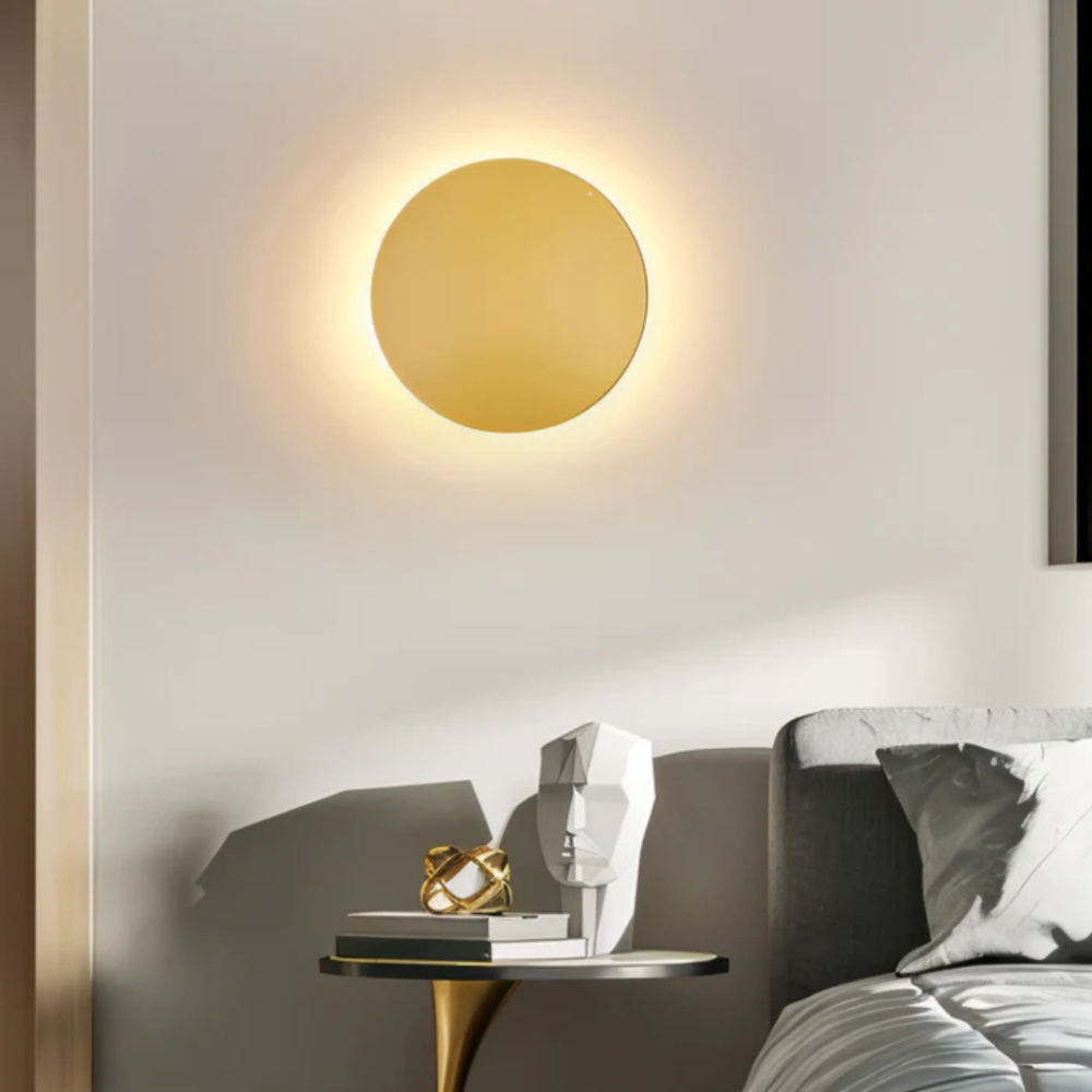 Modern Round LED Wall Light – Elegant Design for Living Room, Bedroom, and Office 3
